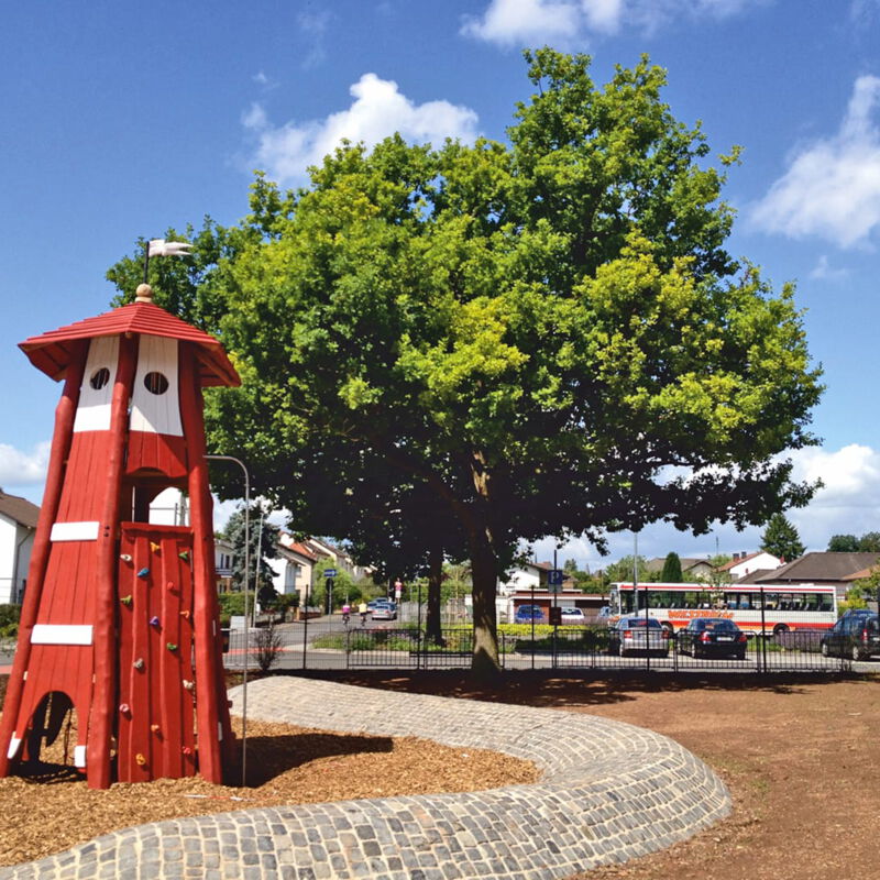 Spielplatz, Kindergarten, Kita und Schulhof